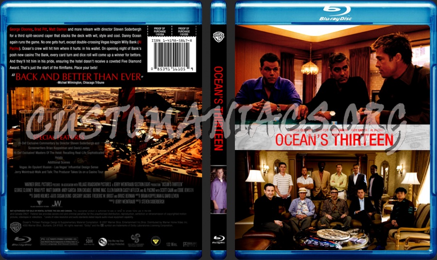 Ocean's Collection blu-ray cover