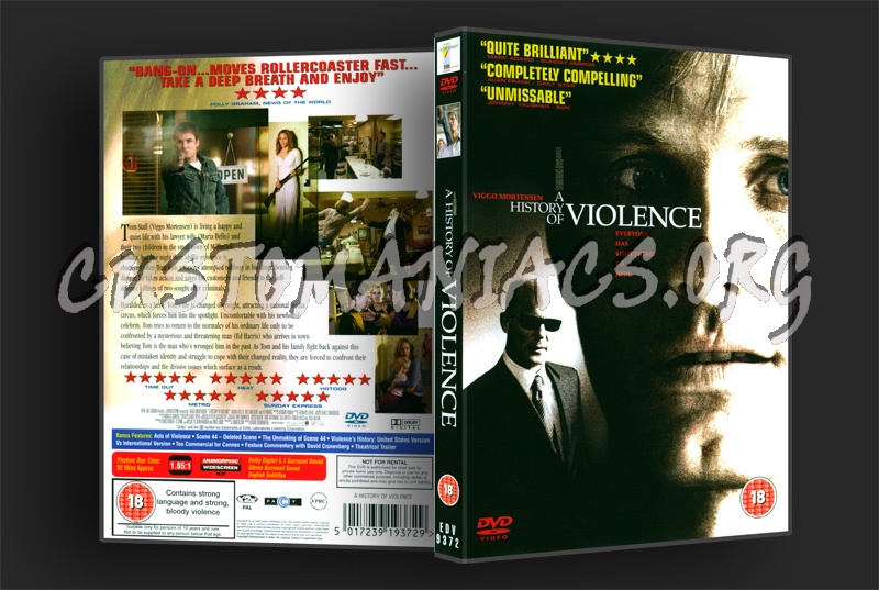 A History Of Violence dvd cover