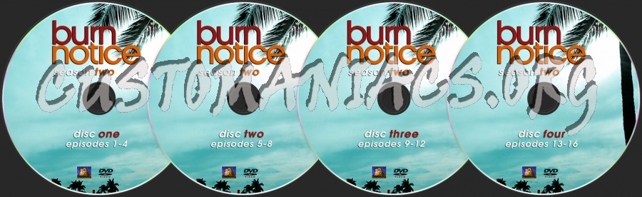 Burn Notice Season 2 dvd label