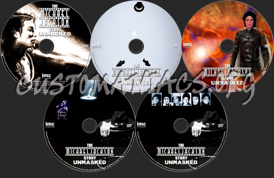 The Michael Jackson Story - Unmasked dvd label