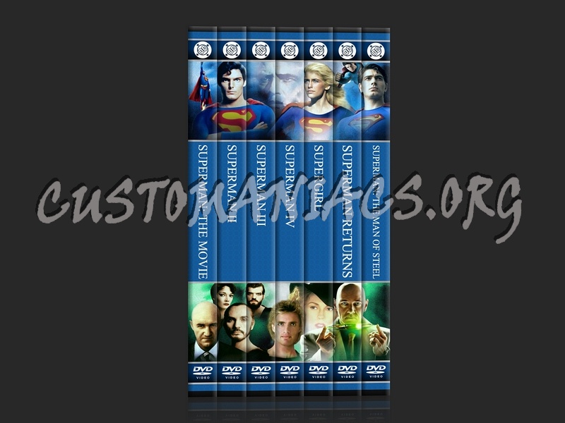 Superman DC Comic Collection dvd cover