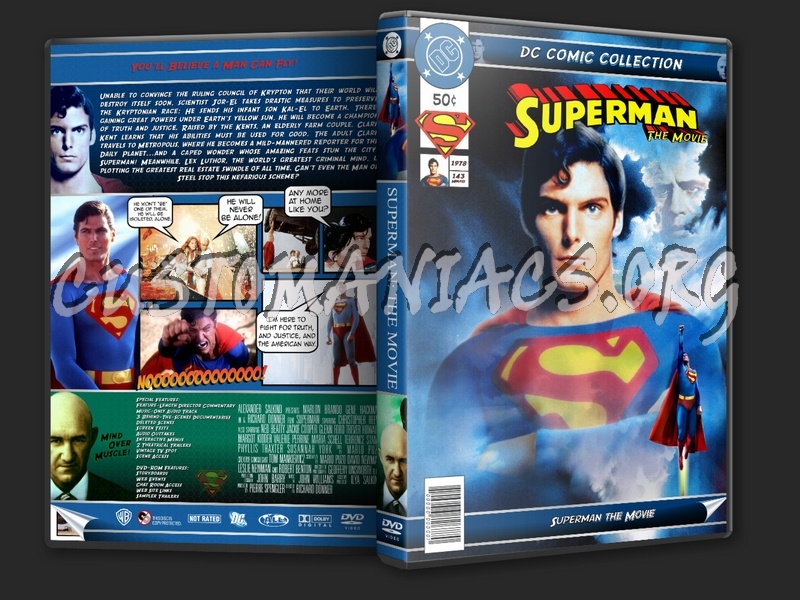 Superman DC Comic Collection dvd cover