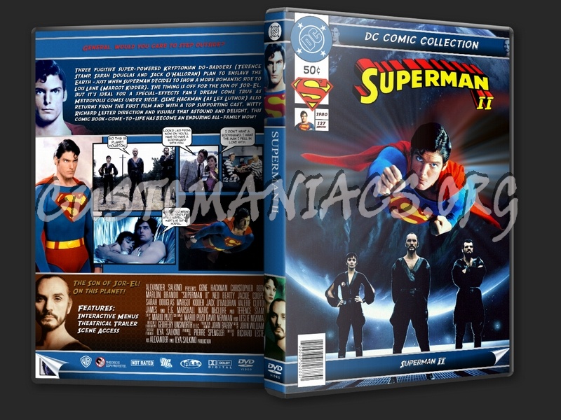 Superman DC Comic Collection dvd cover