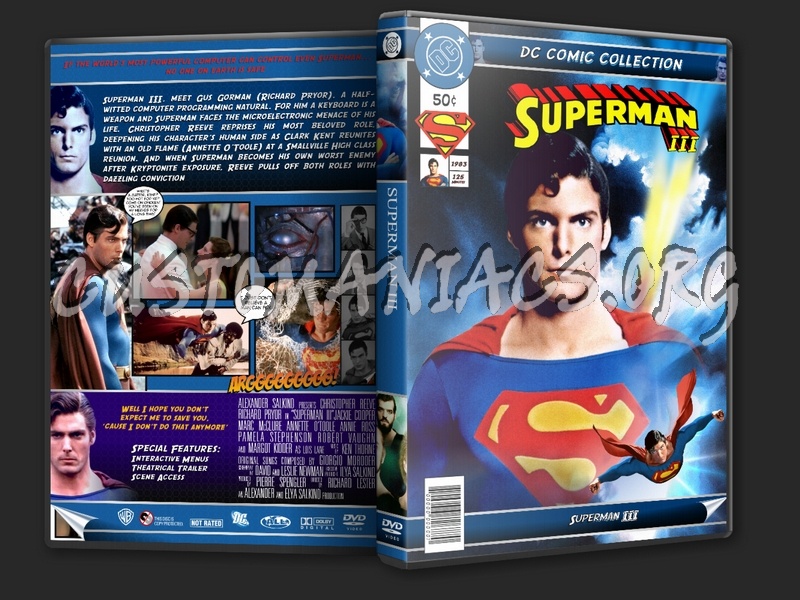 Superman DC Comic Collection dvd cover