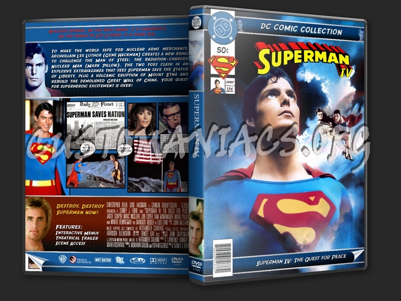 Superman DC Comic Collection dvd cover