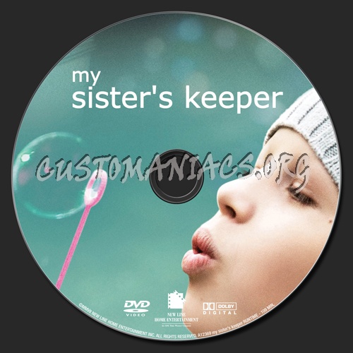 My Sister's Keeper dvd label