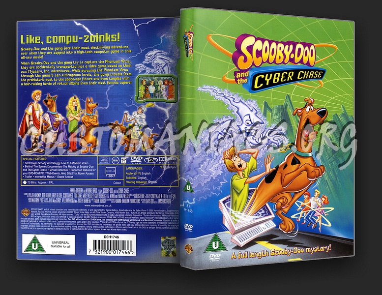 Scooby Doo and the Cyber Chase dvd cover
