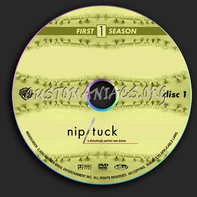Nip Tuck - Season 1 dvd label