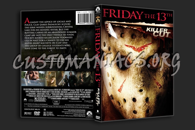 Friday the 13th - Killer Cut dvd cover