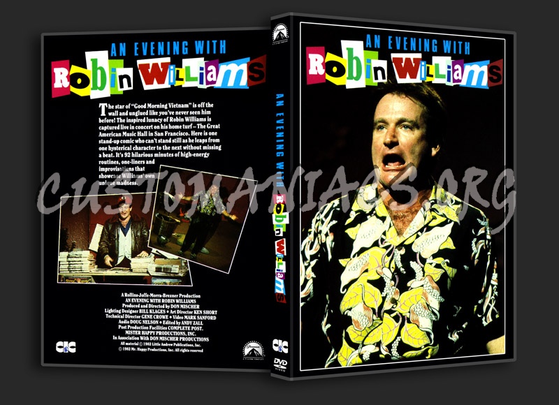 An Evening with Robin Williams dvd cover