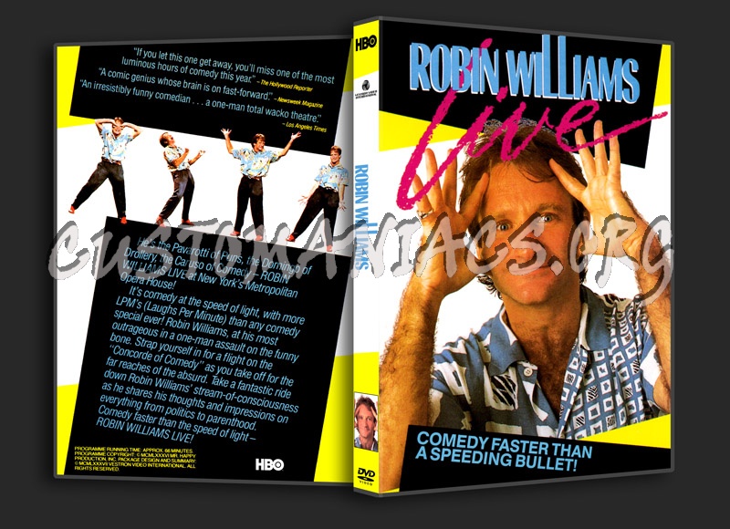 Robin Williams Live at the Met dvd cover