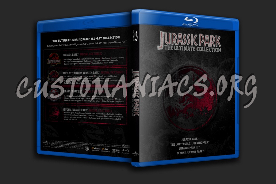 Jurassic Park Trilogy blu-ray cover