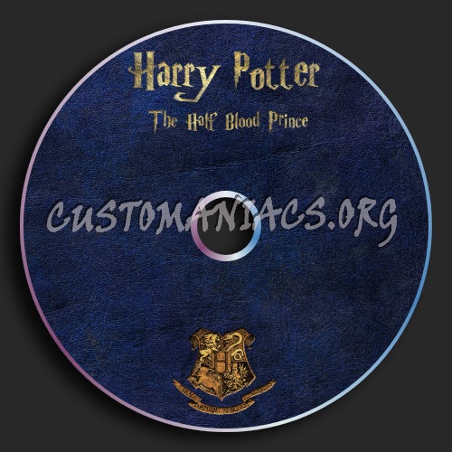 Harry Potter And The Half Blood Prince dvd label