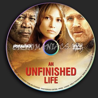An Unfinished Life dvd label