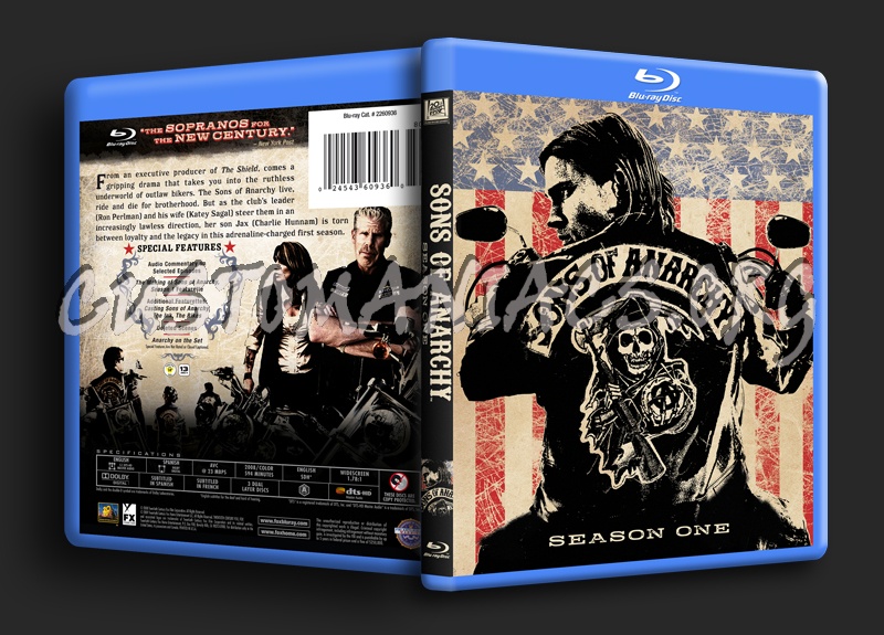 Sons of Anarchy Season 1 blu-ray cover