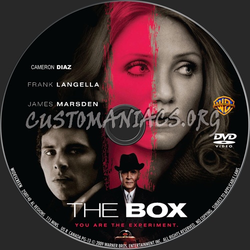 The Box dvd label