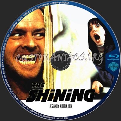 The Shining blu-ray label