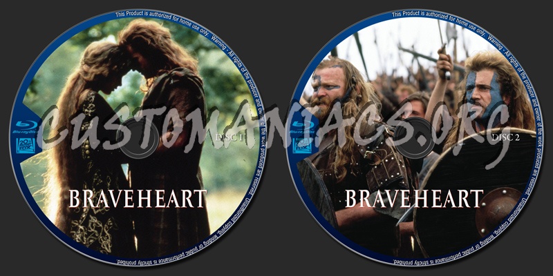 Braveheart blu-ray label