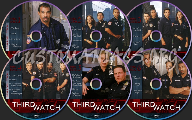 Third Watch Season Two dvd label