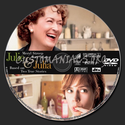 Julie & Julia dvd label