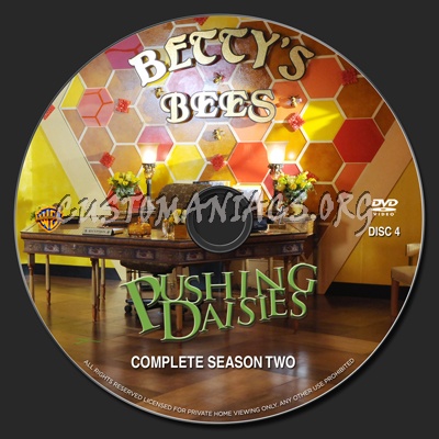 Pushing Daisies season 2 dvd label
