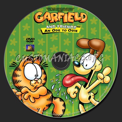 Garfield and Friends an Ode to Odie dvd label