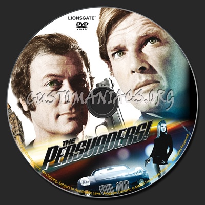 The Persuaders dvd label