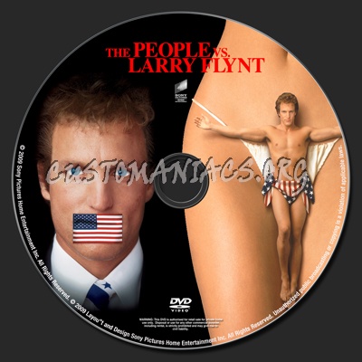 The People Vs Larry Flynt dvd label