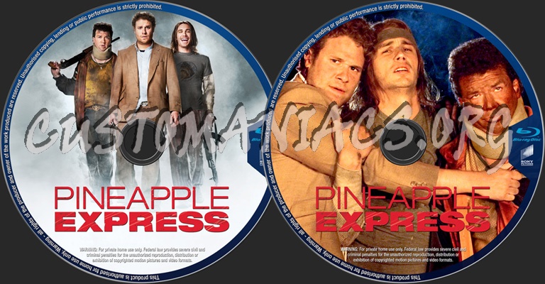 Pineapple Express blu-ray label