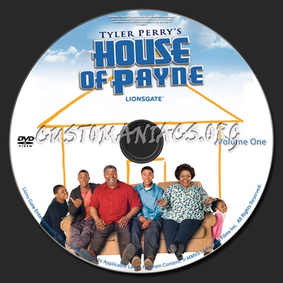 Tyler Perry's House of Payne Volume 1 dvd label