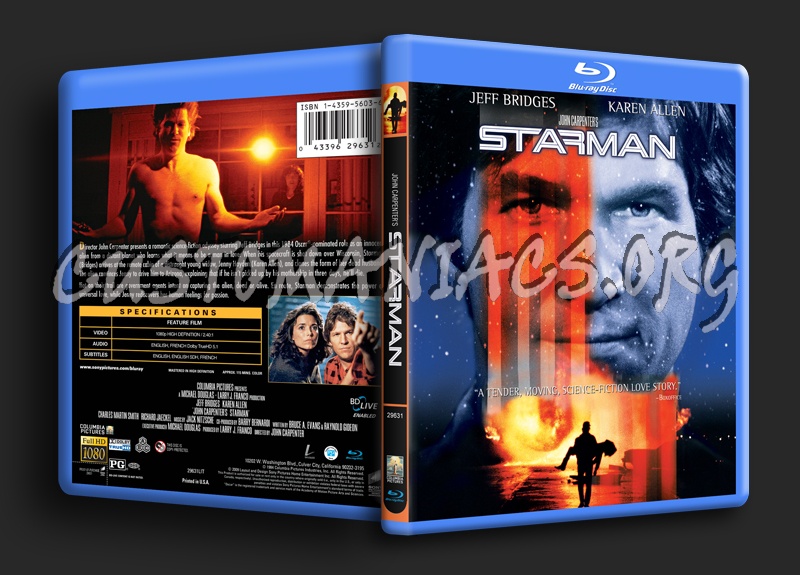 Starman blu-ray cover