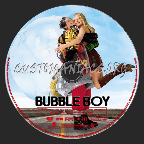 Bubble Boy dvd label