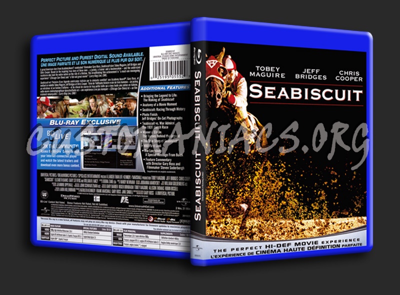 Seabiscuit blu-ray cover
