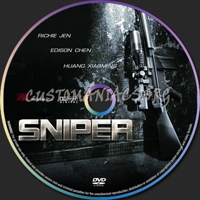 Sniper dvd label