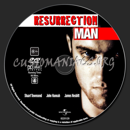 Resurrection Man dvd label