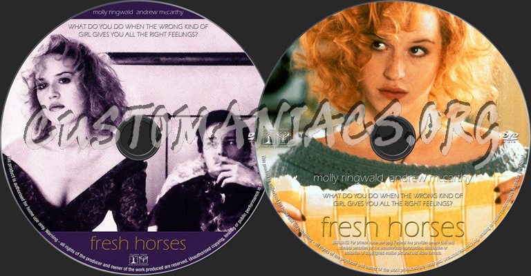 Fresh Horses dvd label