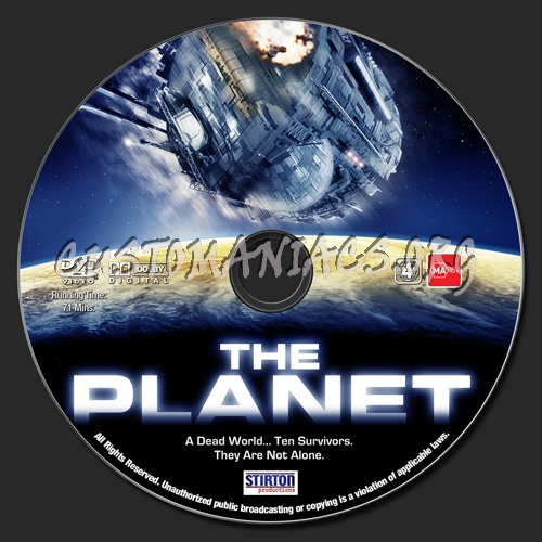 The Planet dvd label