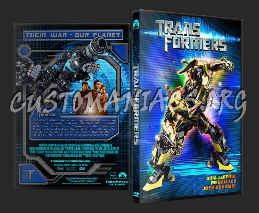 Transformers dvd cover