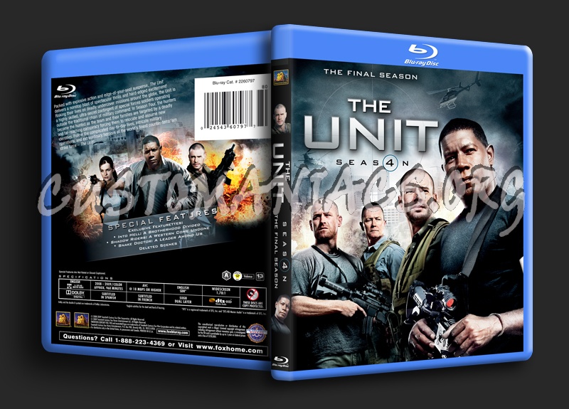 The Unit Season 4 blu-ray cover