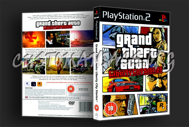 Grand Theft Auto Liberty City Stories dvd cover