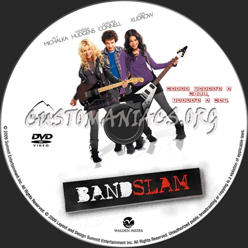 Bandslam dvd label