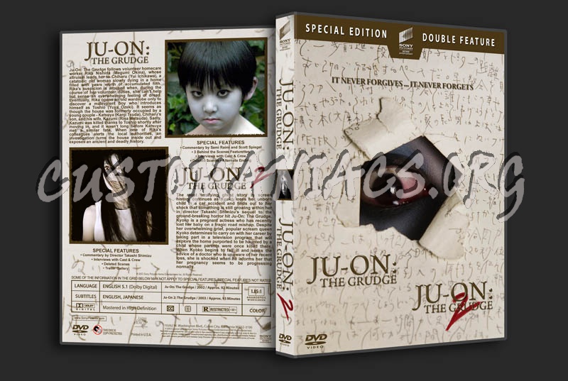 Ju-On/Ju-On 2 Double Feature dvd cover