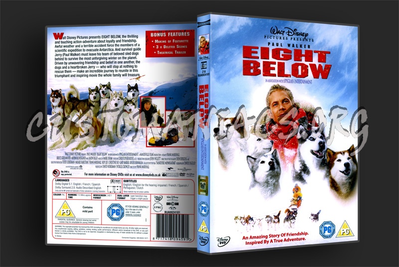 Eight Below dvd cover