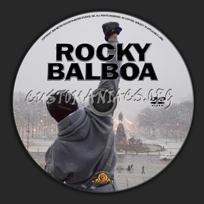 Rocky Balboa dvd label