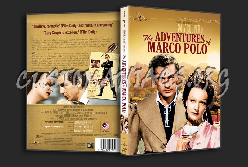 The Adventures of Marco Polo dvd cover