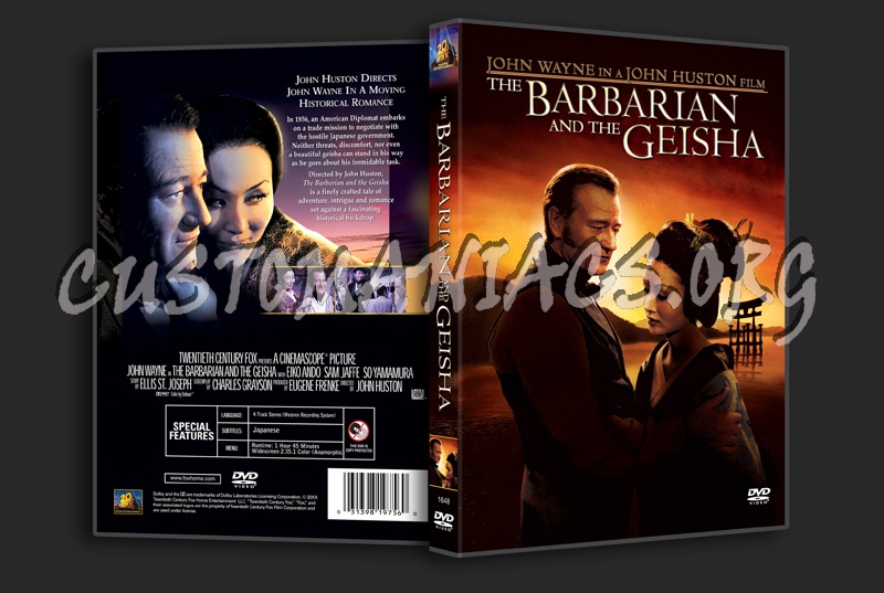 The Barbarian and the Geisha dvd cover