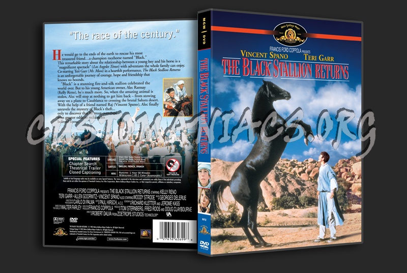 The Black Stallion Returns dvd cover