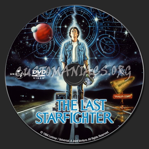 The Last Starfighter dvd label