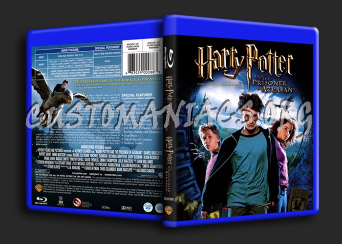 Harry Potter and the Prisoner of Azkaban blu-ray cover