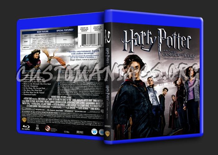 Harry Potter and the Goblet of Fire blu-ray cover